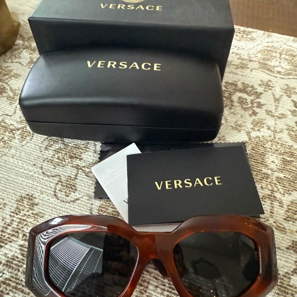 Versace Tortoise Shell Sunglasses